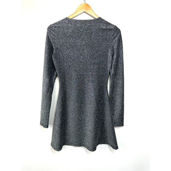 Reformation x Camille Rowe Esen Dress - Sparkle Chrome Metallic- Size Small - Picture 7 of 9